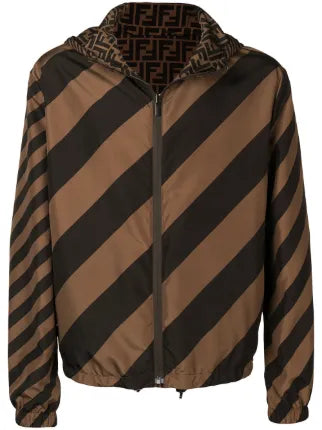 Fendi Windbreaker Jacket "Reversible Brown"