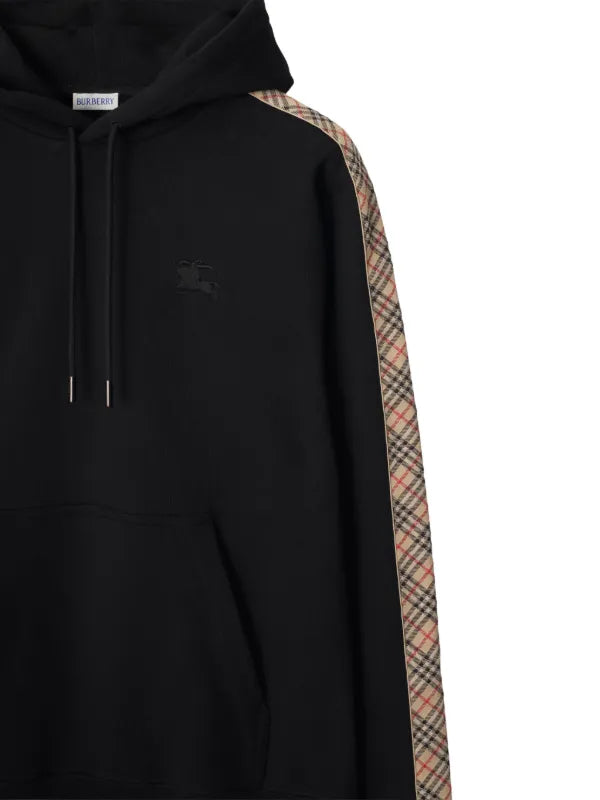 Burberry check-trim Cotton Sweetshirt