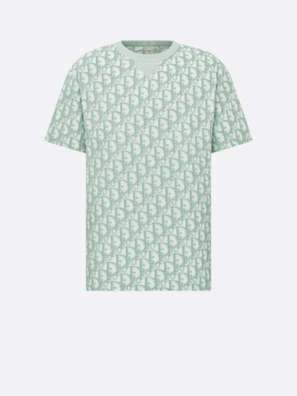 DIOR MEN Oblique T-Shirt Green