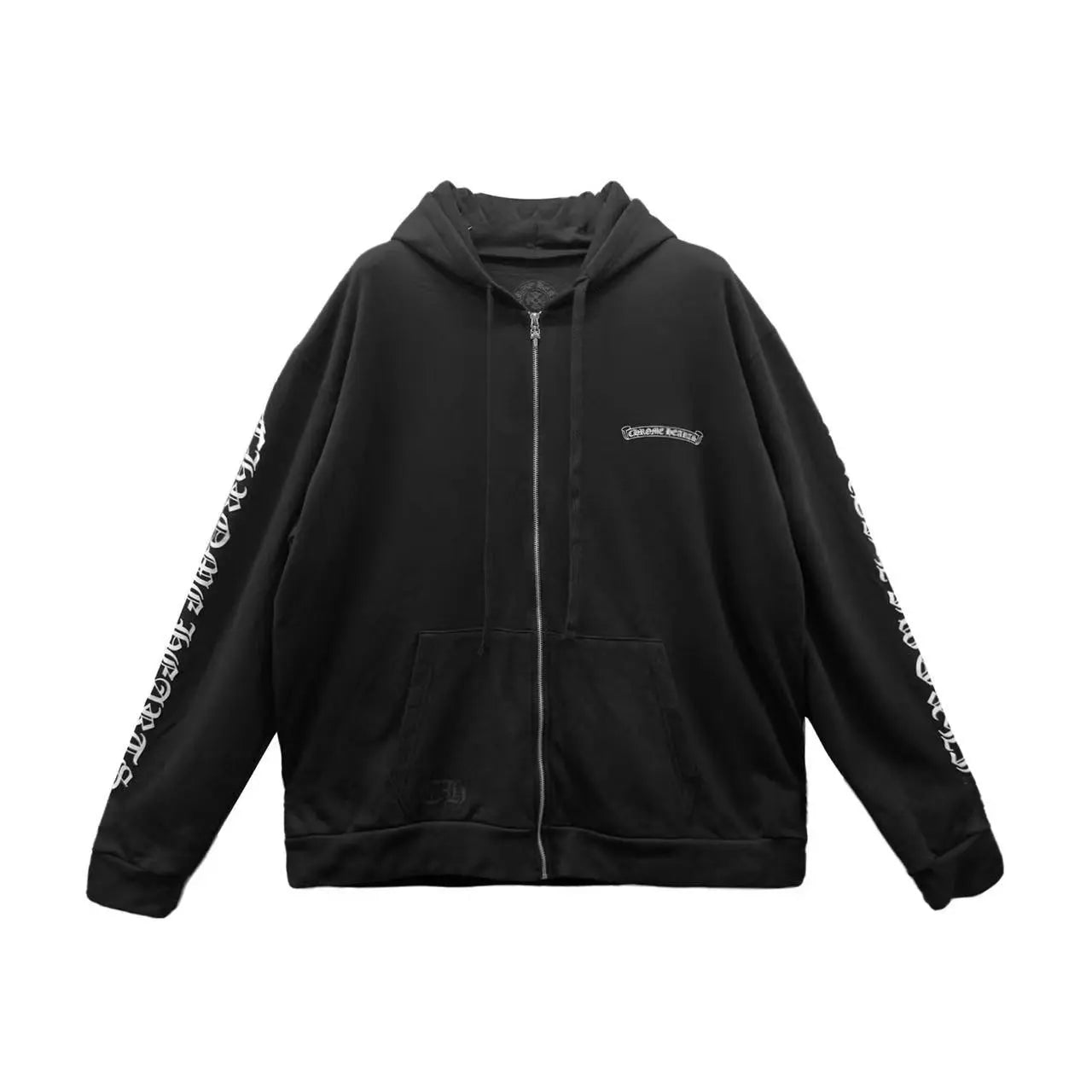 Chrome Hearts Scroll Logo Zip Up hoodie