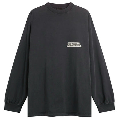 Balenciaga Oversized logo-print hoodie
