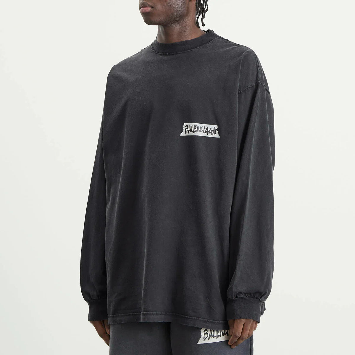 Balenciaga Oversized logo-print hoodie
