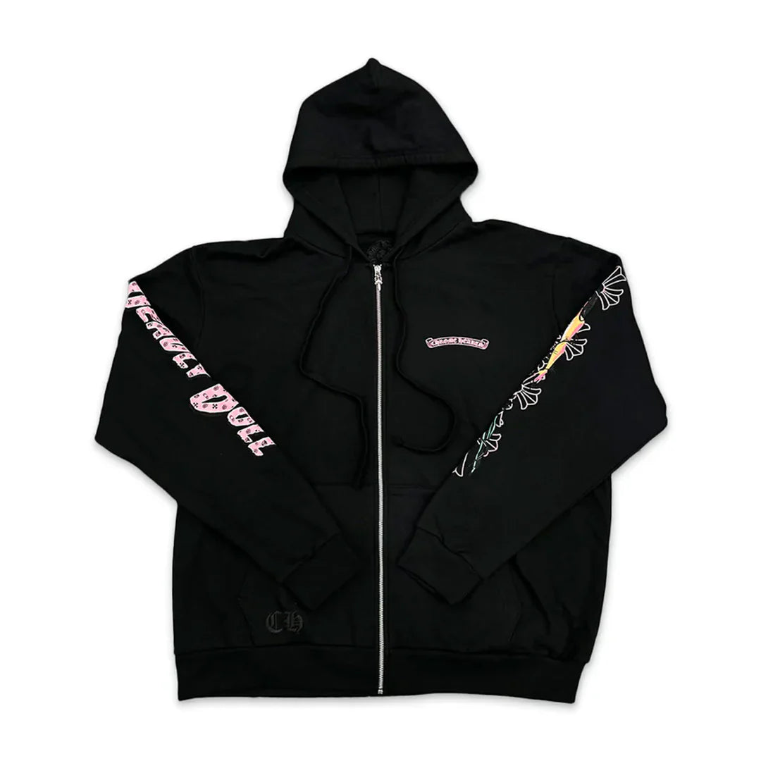 Chrome Hearts Deadly Doll Zip Up Hoodie