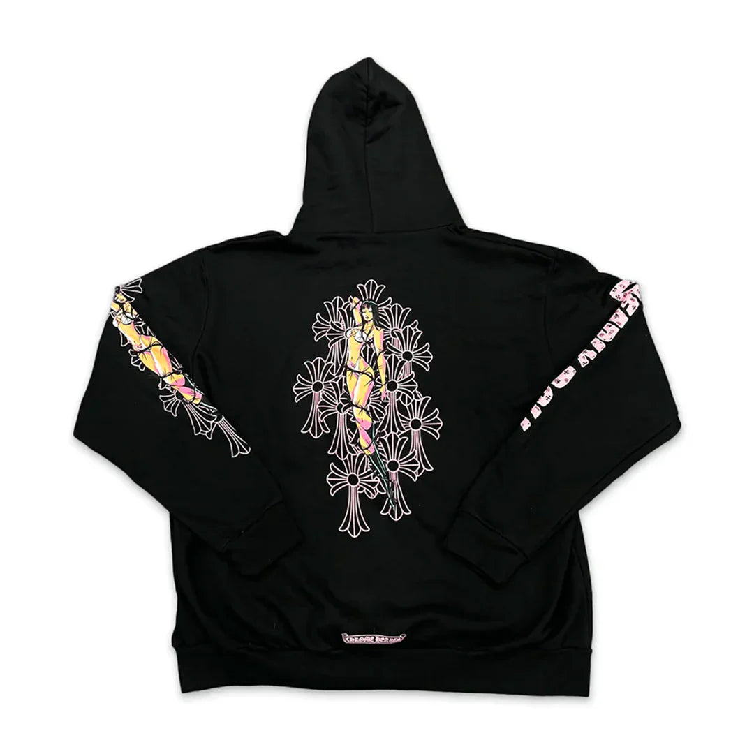 Chrome Hearts Deadly Doll Zip Up Hoodie