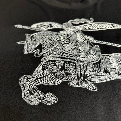 Burberry Logo-Embroidered EKD T-shirt