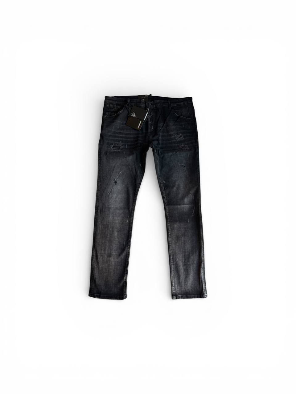 Dsquared2 Distressed Denim Black Jeans
