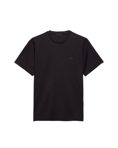 Prada logo-plaque T-shirt