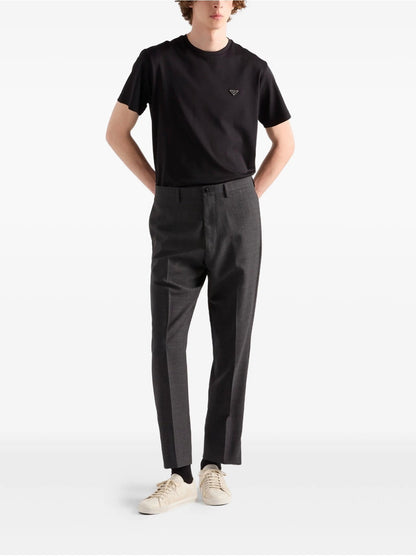 Prada logo-plaque T-shirt