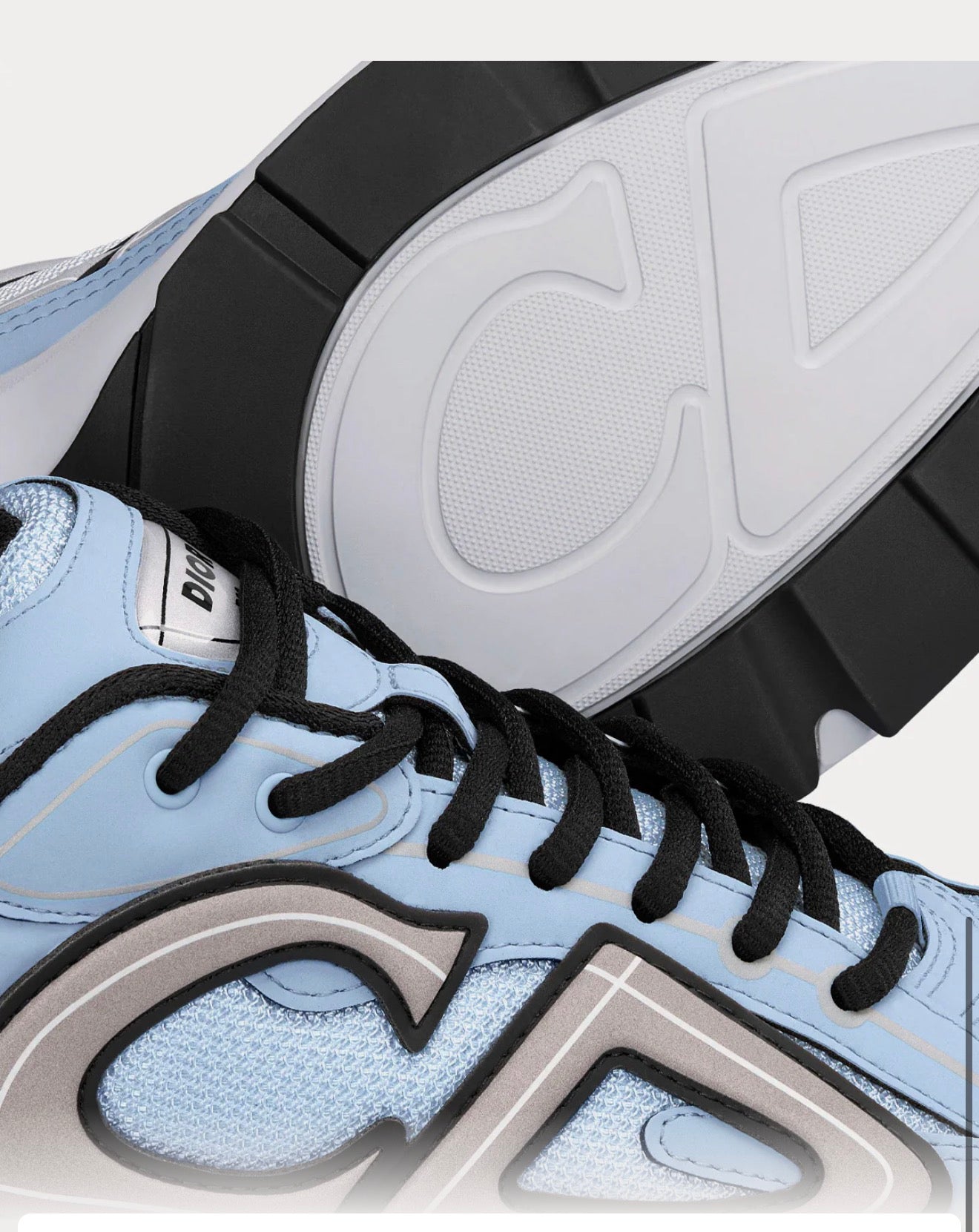 Dior Sneaker "B30 Countdown Blue" Reflective