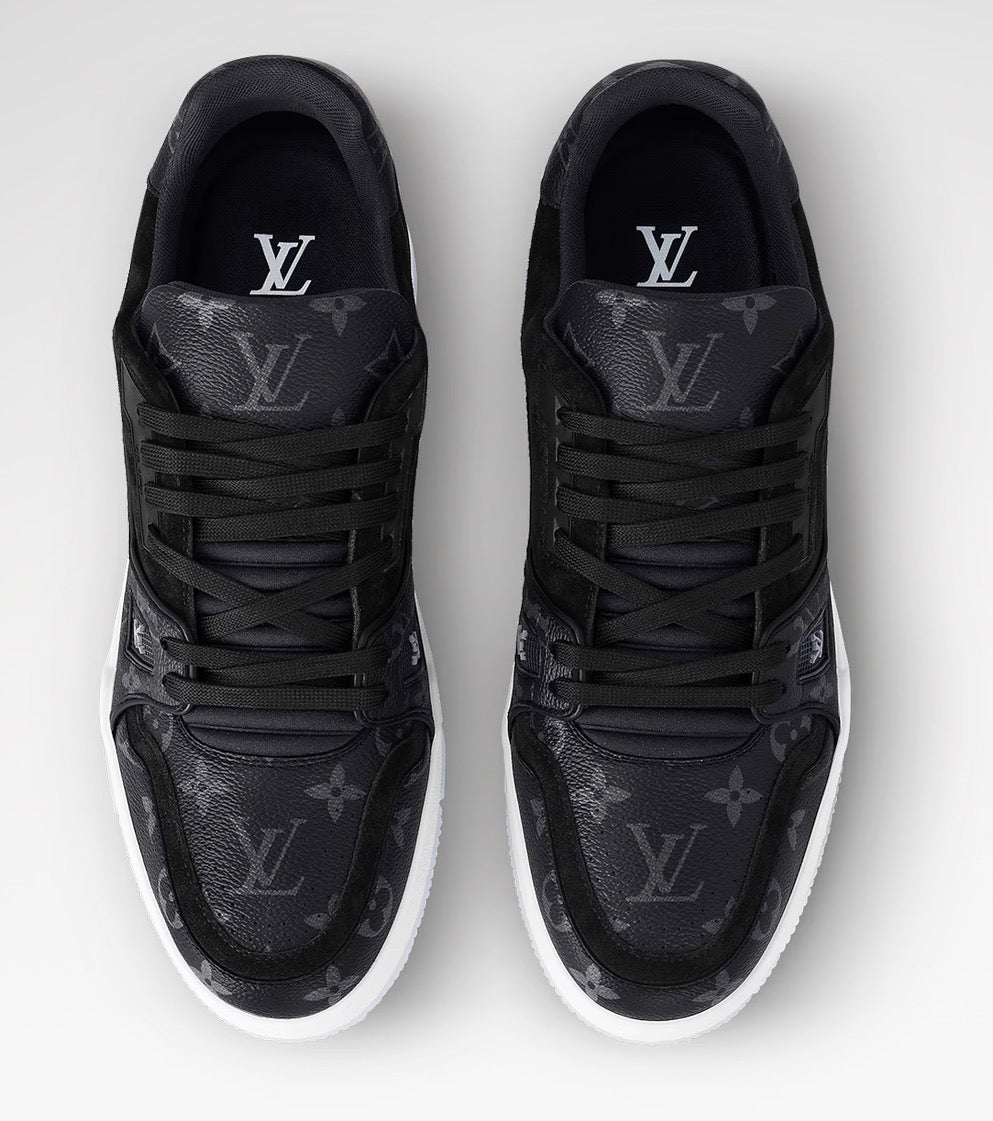 LV Trainer Sneaker Black Monogram