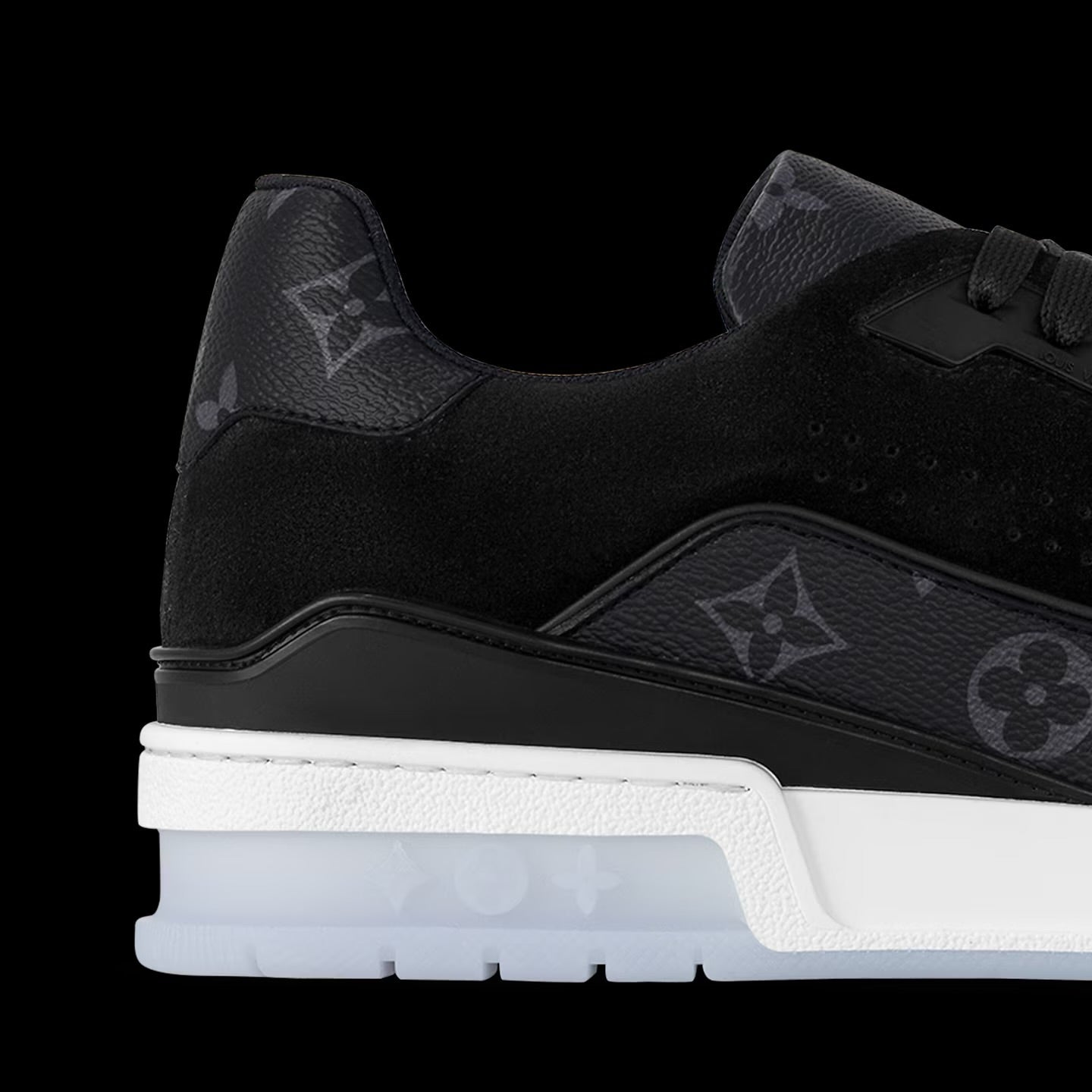 LV Trainer Sneaker Black Monogram