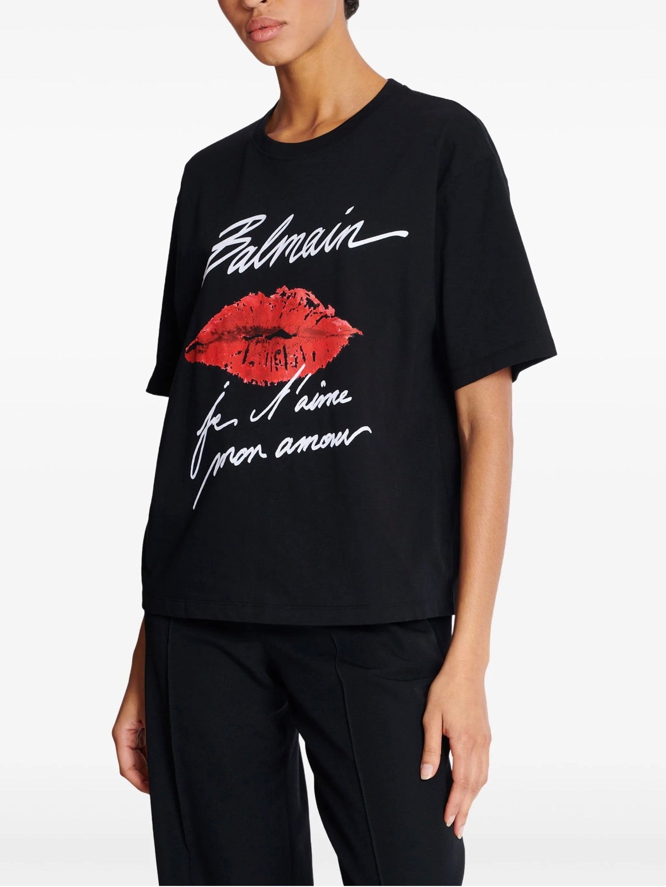 Balmain Kiss-print T-shirt