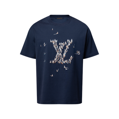 Louis Vitton Embroidered Cotton T-Shirt