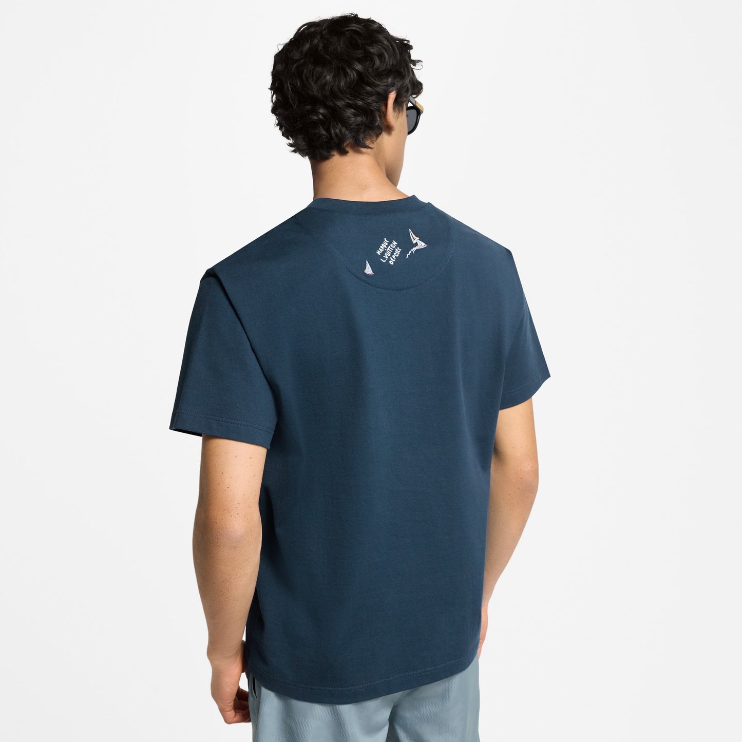 Louis Vitton Embroidered Cotton T-Shirt