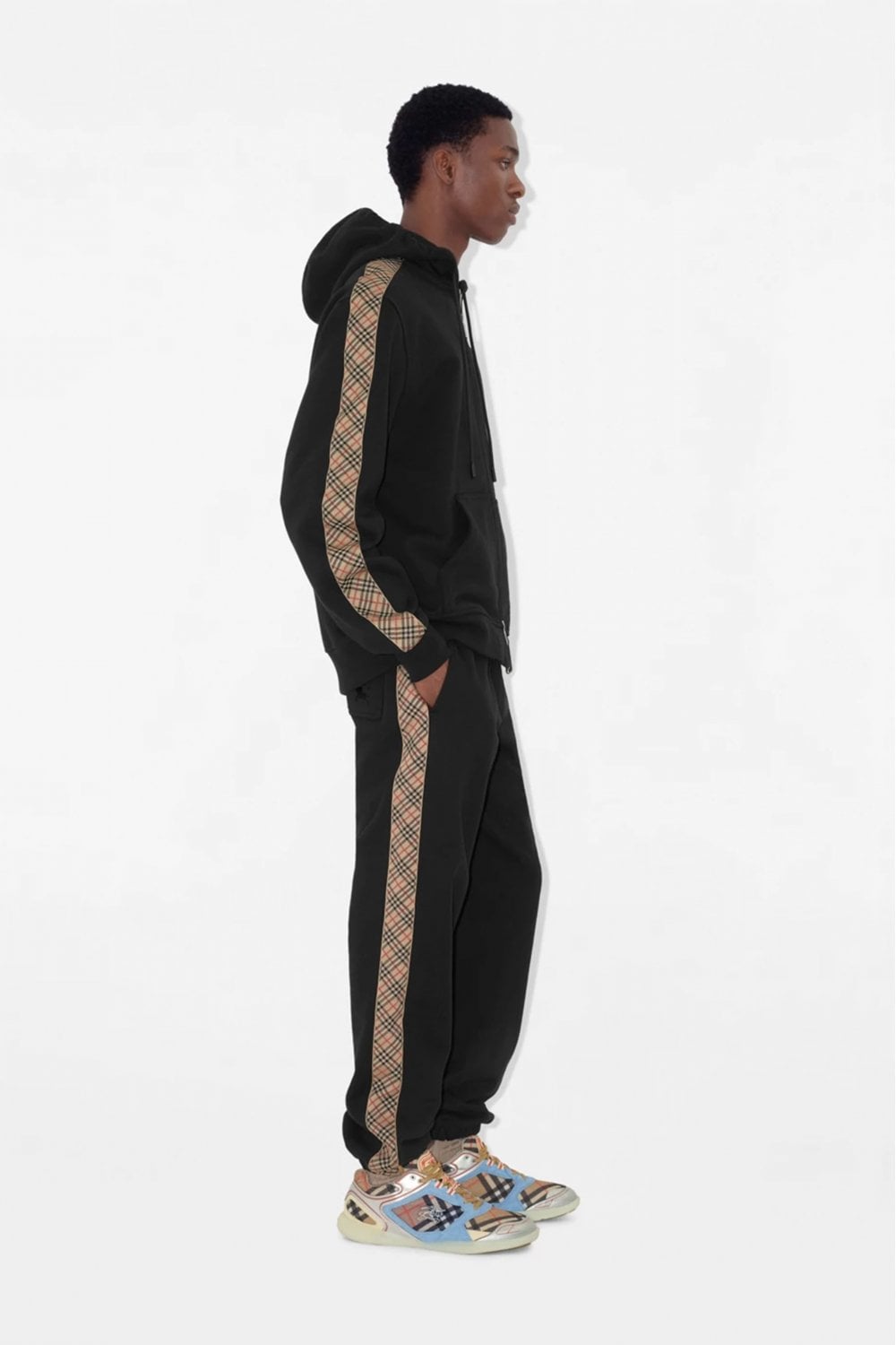 Burberry Vintage Check-trim track pants