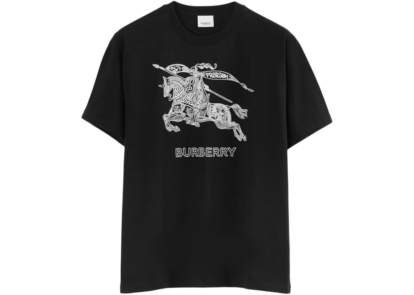 Burberry Logo-Embroidered EKD T-shirt
